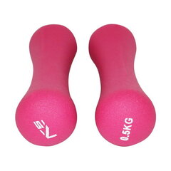 Raskused SportVida Ergonomic Shape, 2x0,5 kg цена и информация | Гантели, гири, штанги | kaup24.ee