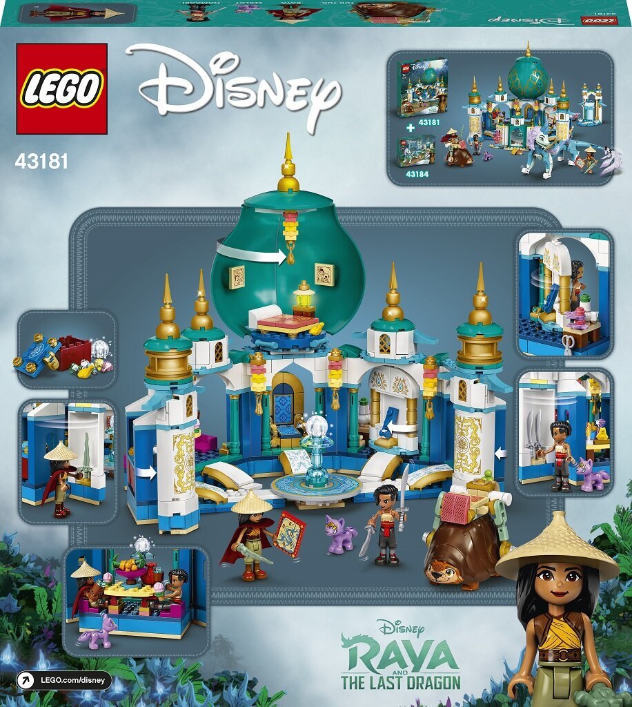 43181 LEGO® | Disney Princess Rhea ja südamete palee hind ja info | Klotsid ja konstruktorid | kaup24.ee