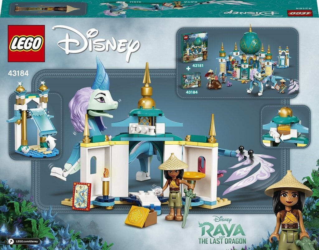 43184 LEGO® | Disney Princess Rhea ja draakon Sisu цена и информация | Klotsid ja konstruktorid | kaup24.ee