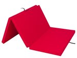 Kokkupandav madrats Hobbygarden Alex XXL, 120x195 cm, punane