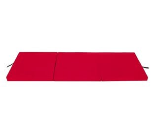 Складной матрас Hobbygarden Alex L, 60x180 см, красный цена и информация | Матрасы | kaup24.ee