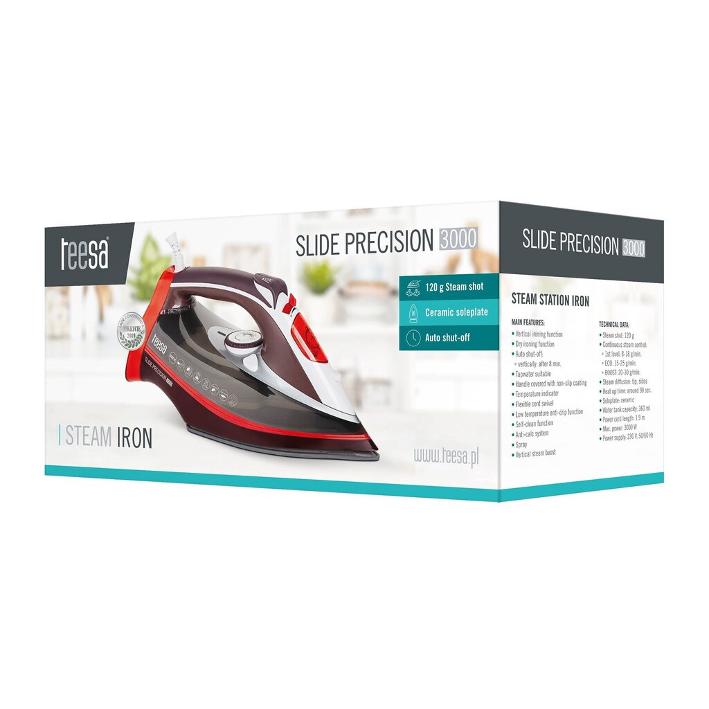 Teesa Slide Precision 3000 hind ja info | Triikrauad, riideaurutid | kaup24.ee