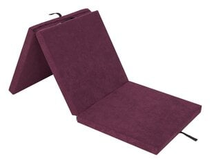Складной матрас Hobbygarden Ben XL, 195x80 см, фиолетовый цена и информация | Матрасы | kaup24.ee