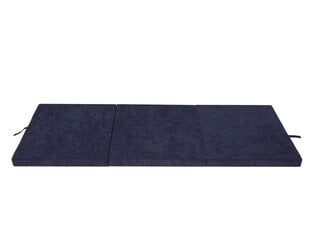 Складной матрас Hobbygarden Ben XL, 195x80 см, темно-синий цена и информация | Матрасы | kaup24.ee