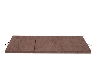 Складной матрас Hobbygarden Ben XL, 195x80 см, коричневый цена и информация | Матрасы | kaup24.ee