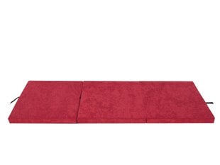 Складной матрас Hobbygarden Ben XL, 195x80 см, красный цена и информация | Матрасы | kaup24.ee