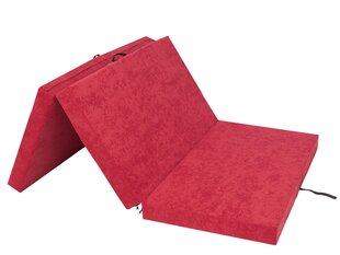 Складной матрас Hobbygarden Ben XXL, 200х120 см, красный цена и информация | Матрасы | kaup24.ee