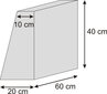 Patjade komplekt euroalustele Karol 1+2, 120 cm, must/sinine hind ja info | Toolipadjad ja -katted | kaup24.ee