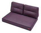 Patjade komplekt euroalustele Karol 1+2, 120 cm, lilla