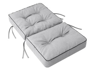 Подушка для стула Hobbygarden Venus 60см, светло-серая цена и информация | Подушки, наволочки, чехлы | kaup24.ee