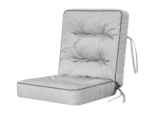 Подушка для стула Hobbygarden Venus 60см, светло-серая цена и информация | Подушки, наволочки, чехлы | kaup24.ee