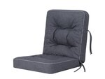 Подушка для стула Hobbygarden Venus 60см, темно-серая