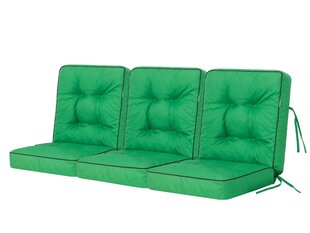 Набор из 3 подушек для качелей Hobbygarden Venus 150 см, зеленый цена и информация | Подушки, наволочки, чехлы | kaup24.ee