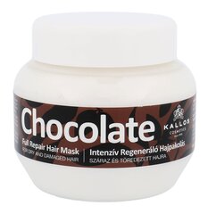 Mask kuivadele ja kahjustatud juustele Kallos Chocolate 275 ml цена и информация | Маски, масла, сыворотки | kaup24.ee