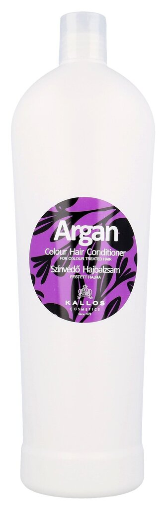 Palsam värvitud juustele Kallos Argan Colour Hair 1000ml цена и информация | Juuksepalsamid | kaup24.ee