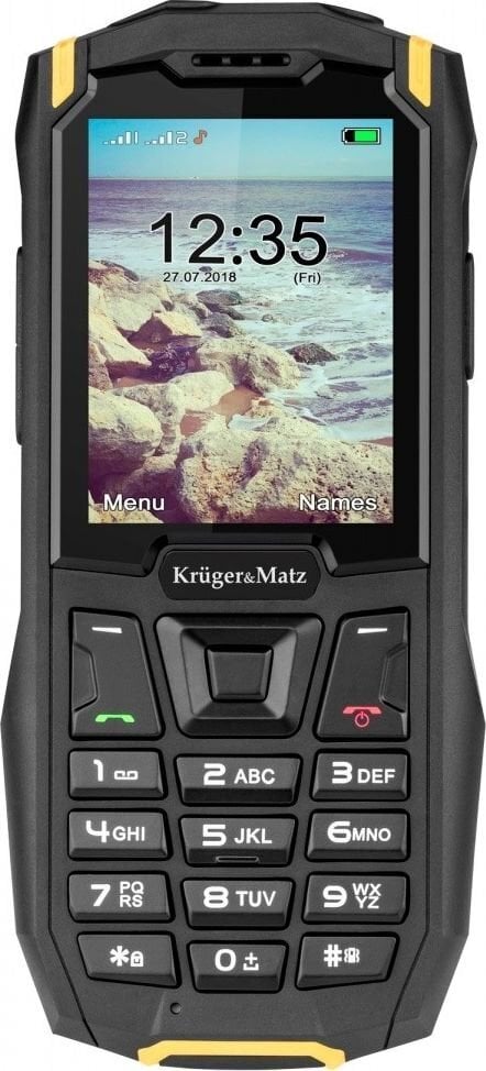 Kruger & Matz Iron 2, Black hind ja info | Telefonid | kaup24.ee