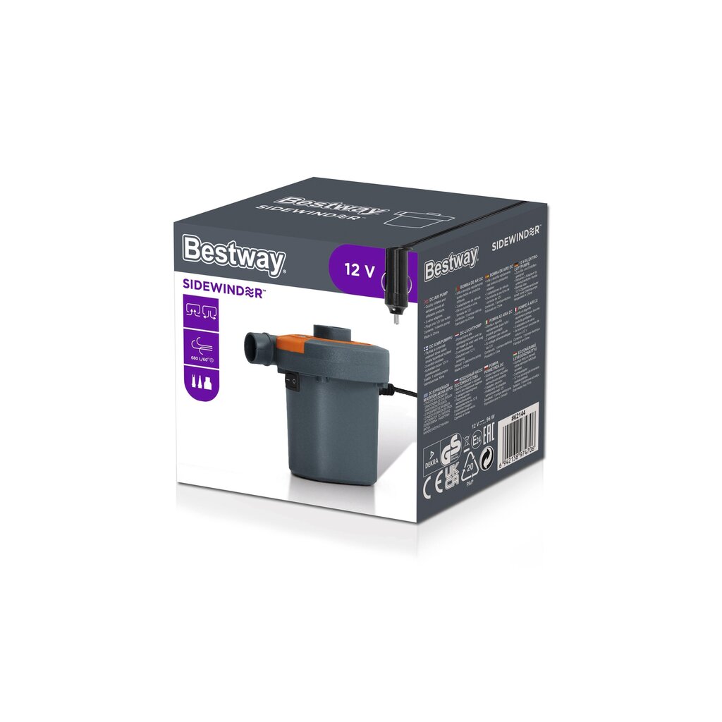 Elektripump Bestway Sidewinder DC 12V hind ja info | Täispuhutavad madratsid ja mööbel | kaup24.ee