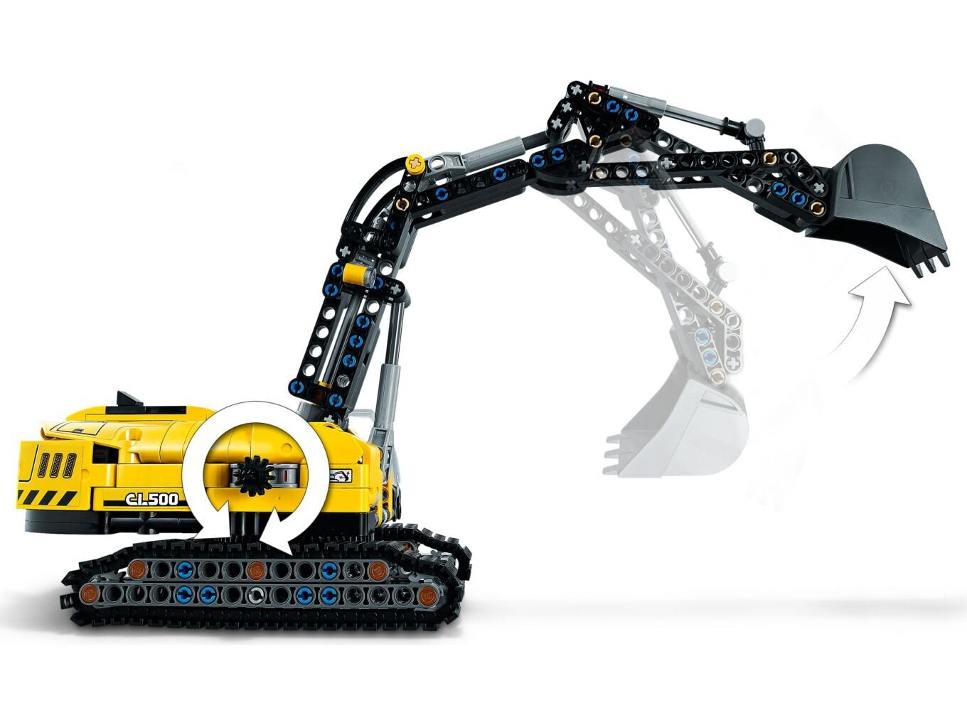 42121 LEGO® Technic Raske ekskavaator hind ja info | Klotsid ja konstruktorid | kaup24.ee