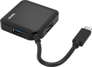 USB-хаб Hama USB-C 4 x USB 3.2 цена и информация | Адаптеры и USB-hub | kaup24.ee