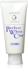 Näopuhastusvaht valge saviga Shiseido Senka Perfect White Clay 120g цена и информация | Аппараты для ухода за лицом | kaup24.ee