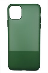 Kaitseümbris iPhone 11 Pro Max Silicone / PC, roheline hind ja info | Telefoni kaaned, ümbrised | kaup24.ee