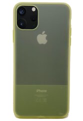 Kaitseümbris iPhone 11 Pro Max Silicone / PC, kollane hind ja info | Telefoni kaaned, ümbrised | kaup24.ee