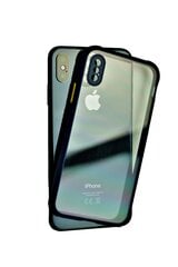 Чехол iPhone X/XS, BLUE , clear PC. цена и информация | Чехлы для телефонов | kaup24.ee