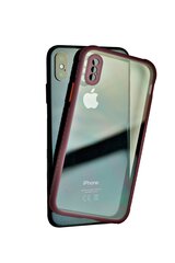 Чехол iPhone X/XS, PURPLE, clear PC. цена и информация | Чехлы для телефонов | kaup24.ee