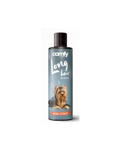 Comfy šampoon pikakarvalistele koertele, 250 ml цена и информация | Karvahooldustooted loomadele | kaup24.ee