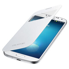 Samsung EF-CI950BWE Супер тонкий Чехол-книжка с окошком i9500 Galaxy S4 Белый (EU Blister) цена и информация | Чехлы для телефонов | kaup24.ee