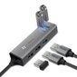 USB HUB-adapter Baseus 3x USB 3.0 + 2x USB 2.0 цена и информация | Mobiiltelefonide kaablid | kaup24.ee