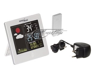 Termomeetri Ilmajaam Station GreenBlue DCF Weather Station (GB521W) hind ja info | Ilmajaamad, termomeetrid | kaup24.ee