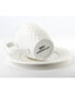 Affek Design tass alustaldrikuga Diamond White, 230 ml hind ja info | Klaasid, tassid ja kannud | kaup24.ee