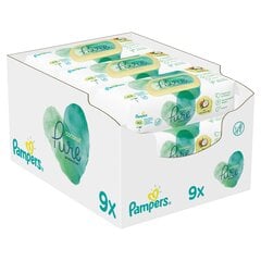 Salvrätikud Pampers Coconut Pure, 9x42 tk. цена и информация | Влажные салфетки | kaup24.ee