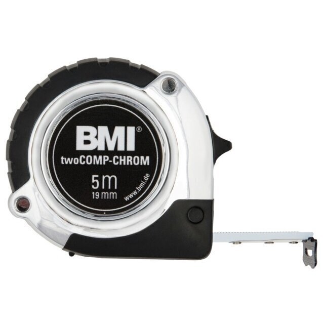 Mõõdulint BMI twoCOMP Chrom (8 m), SB pakend цена и информация | Käsitööriistad | kaup24.ee
