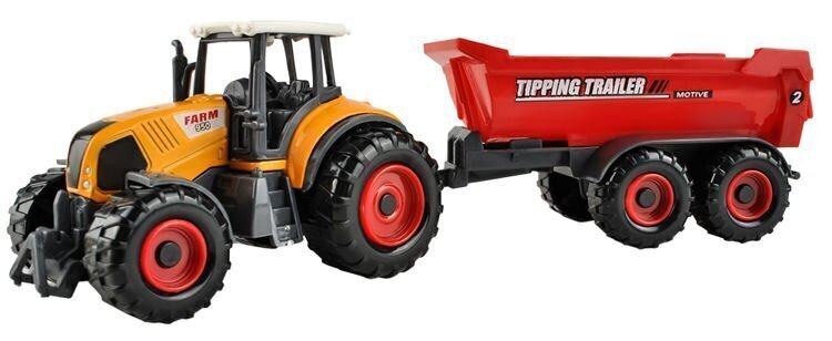 Traktorite komplekt haagistega "Farm", 6 osa hind ja info | Poiste mänguasjad | kaup24.ee