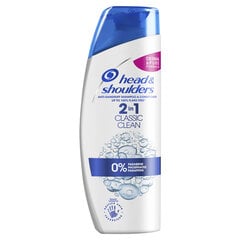 Kõõmavastane šampoon Head&Shoulders Classic Clean 2in1 360 ml цена и информация | Шампуни | kaup24.ee