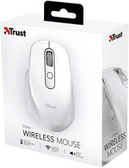 MOUSE USB OPTICAL WRL/OZAA WHITE 24035 TRUST цена и информация | Мыши | kaup24.ee