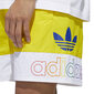 Lühikesed püksid meestele Adidas Originals Freestyle Shorts, kollane/valge цена и информация | Meeste spordiriided | kaup24.ee