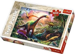 Pusle Dinosaurus Trefl, 100 detaili hind ja info | Pusled | kaup24.ee