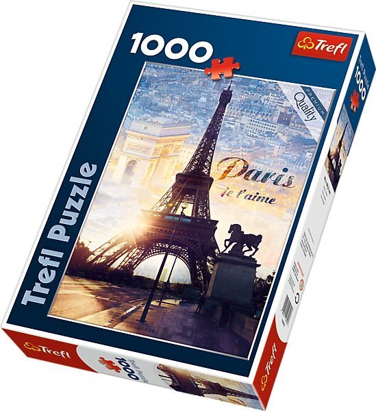 Pusle „Pariis“ Trefl, 1000 tk hind ja info | Pusled | kaup24.ee