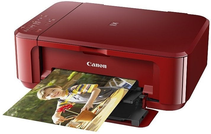 Multifunktsionaalne värvi-tindiprinter Canon Pixma MG3650, punane hind ja info | Printerid | kaup24.ee