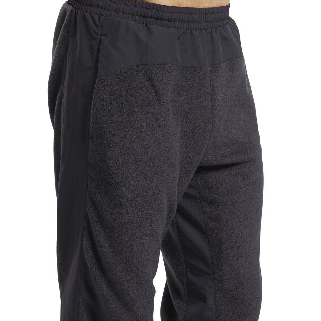 Meeste püksid Reebok Workout Fleece Pants, must цена и информация | Meeste spordiriided | kaup24.ee