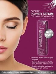 Сыворотка для укрепления ресниц и бровей Apraise Power Serum, 10 мл цена и информация | Тушь, средства для роста ресниц, тени для век, карандаши для глаз | kaup24.ee