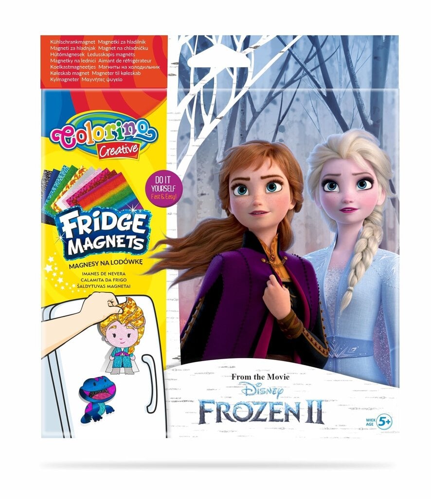 Magnetite valmistamise komplekt, Colorino Creative Disney Frozen II цена и информация | Arendavad mänguasjad | kaup24.ee