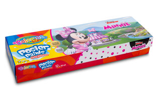 Guaššvärvid Colorino Disney Junior Minnie, 12 värvi, 20 ml (hõbedane ja kuldne) hind ja info | Kunstitarbed, voolimise tarvikud | kaup24.ee