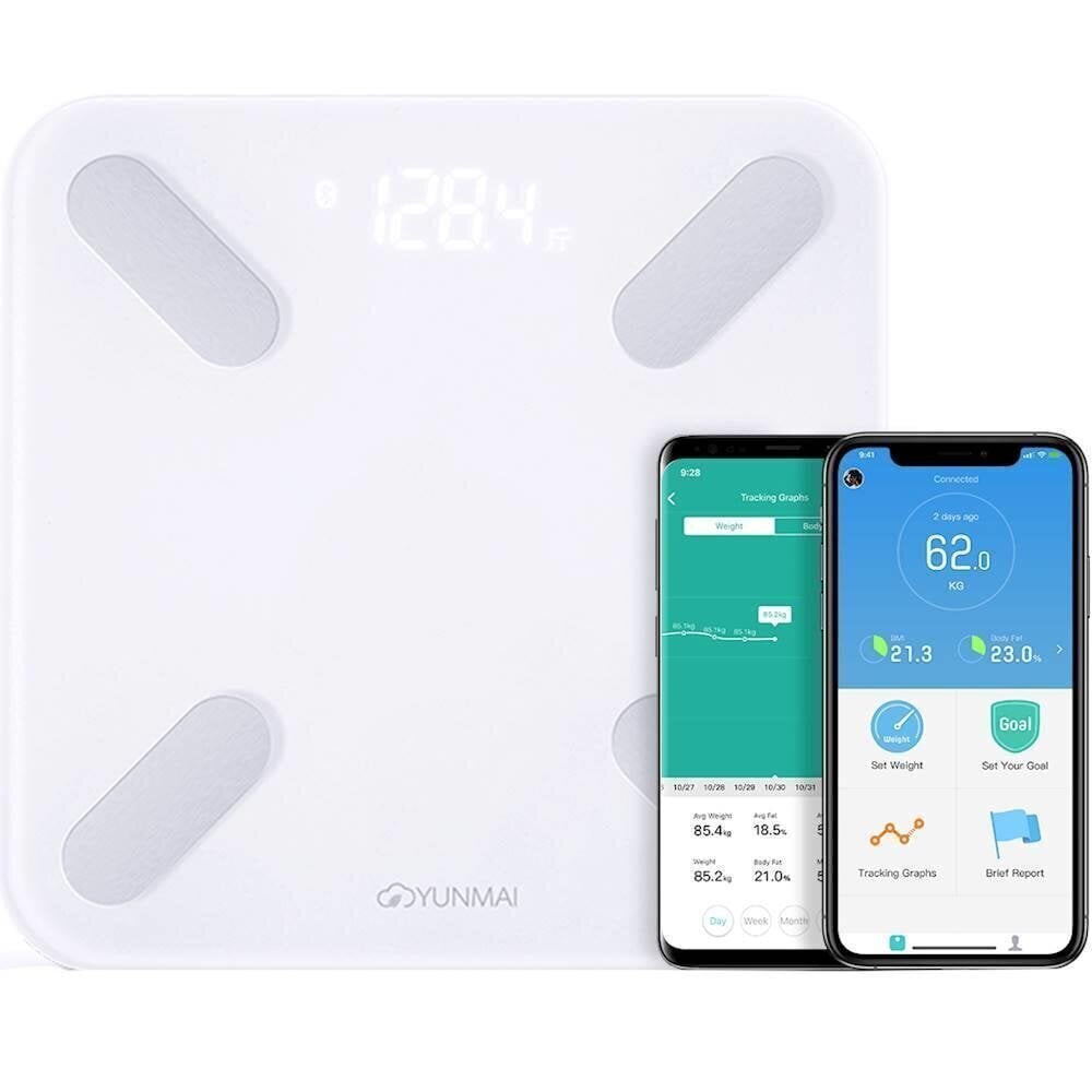Smart Scale with 13 Body Measurement Functions Yunmai X M1825 hind ja info | Kaalud | kaup24.ee