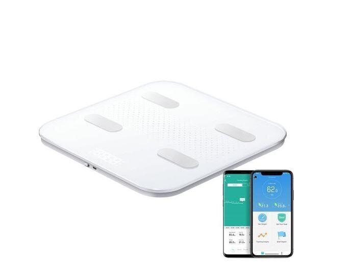 Smart Scale with 13 Body Measurement Functions Yunmai S M1805 (white) цена и информация | Kaalud | kaup24.ee