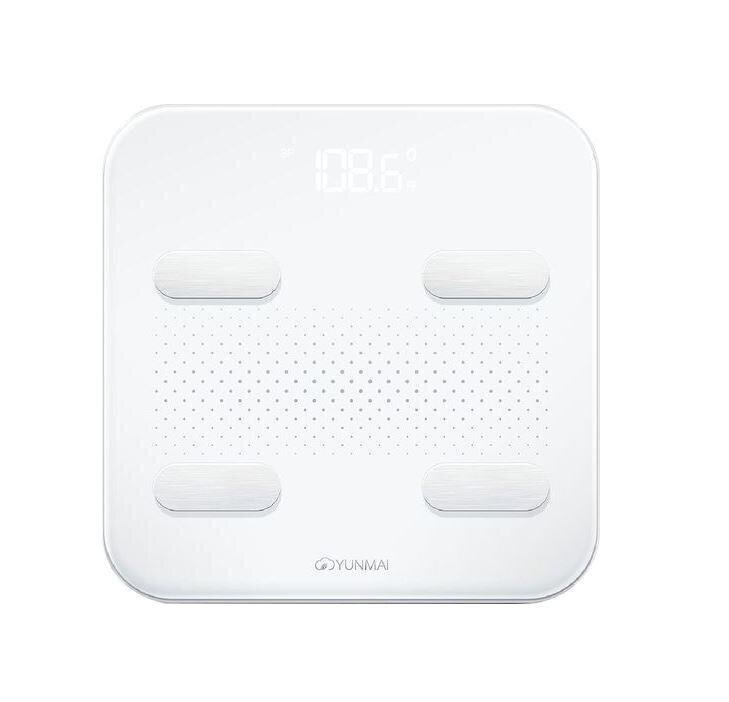 Smart Scale with 13 Body Measurement Functions Yunmai S M1805 (white) цена и информация | Kaalud | kaup24.ee