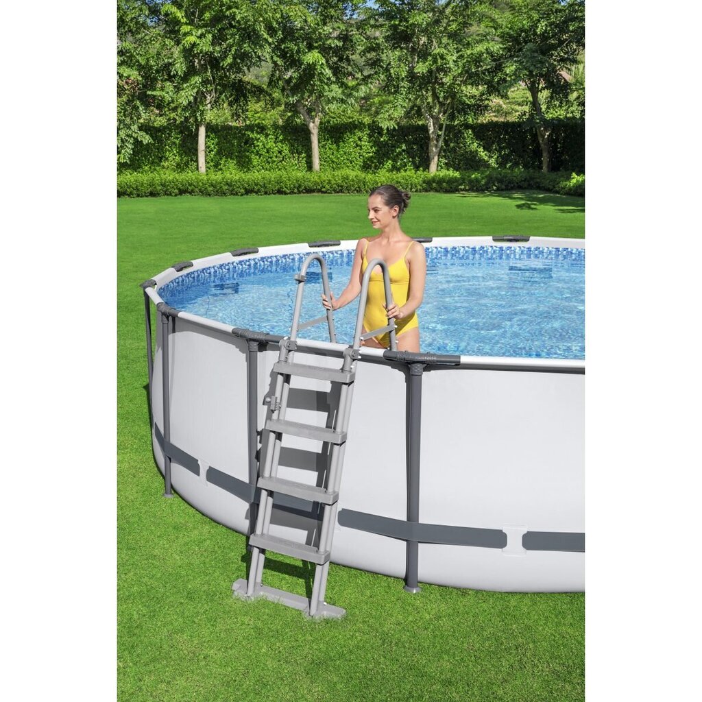 Karkassiga bassein filtriga Bestway Steel Pro Max 427 x 122 cm, valge цена и информация | Basseinid | kaup24.ee